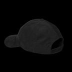ULI commemorative black corduroy hat with purple ETA Audio embroidery, left side profile
