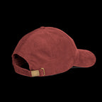 ETA Audio Corduroy Hat in Burgundy, side view