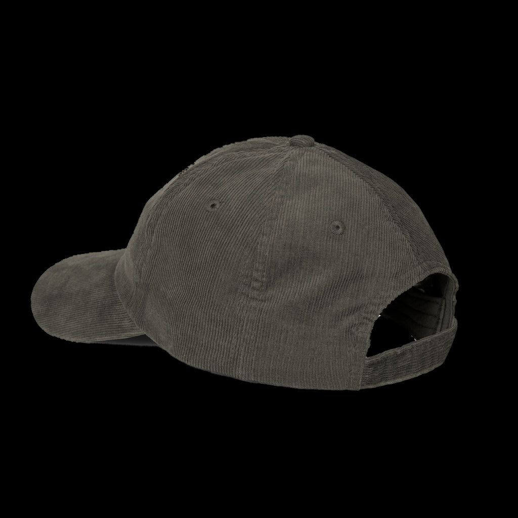 ETA Audio Corduroy Hat in Olive, side view