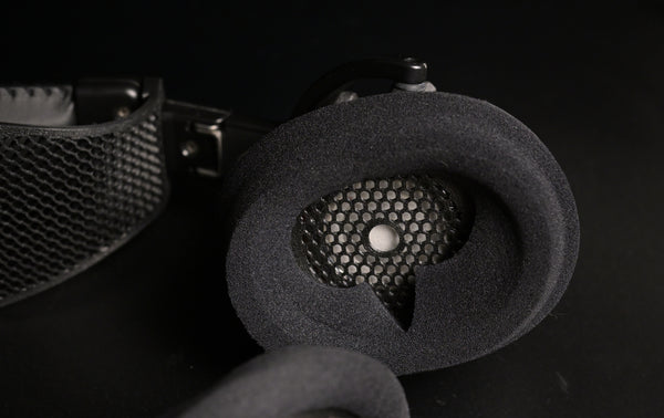 2024 — Ada — ETA Ada open-back headphone with stock cable on wooden desk beside tube headphone amplifier