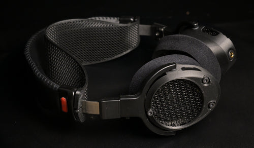 ETA O2 on-ear headphone rear grill detail