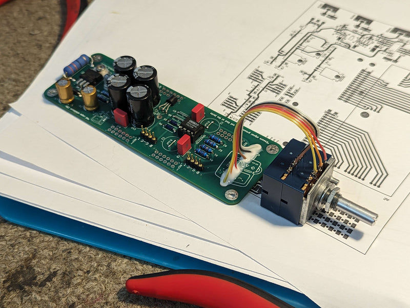  Associate Amplifier populated pcb