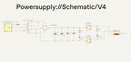 Associate Amplifier power supply v4 schematic with IEC inlet, transformer, bridge rectifier, and DPDT switching
