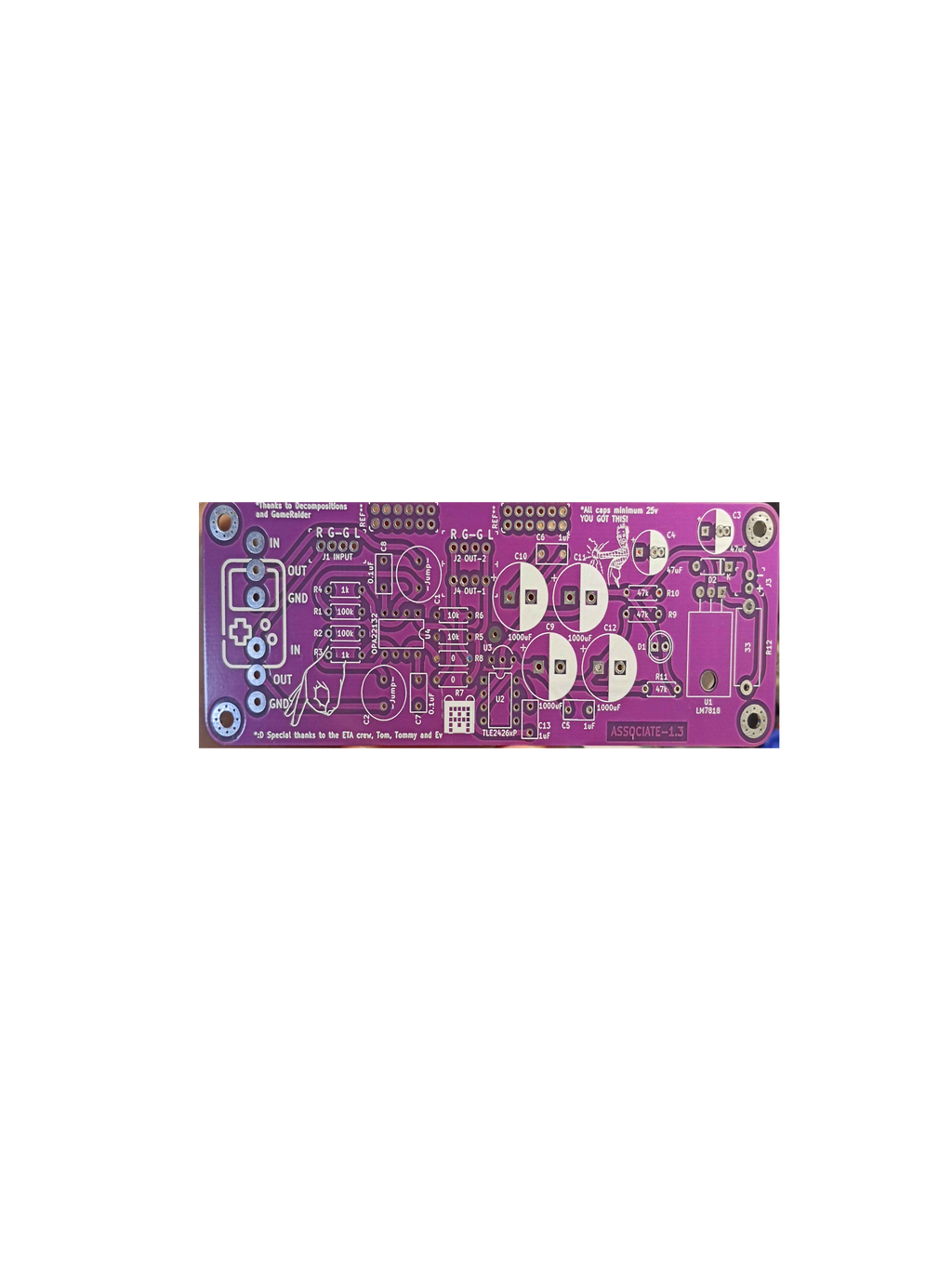 Associate Amplifier PCB