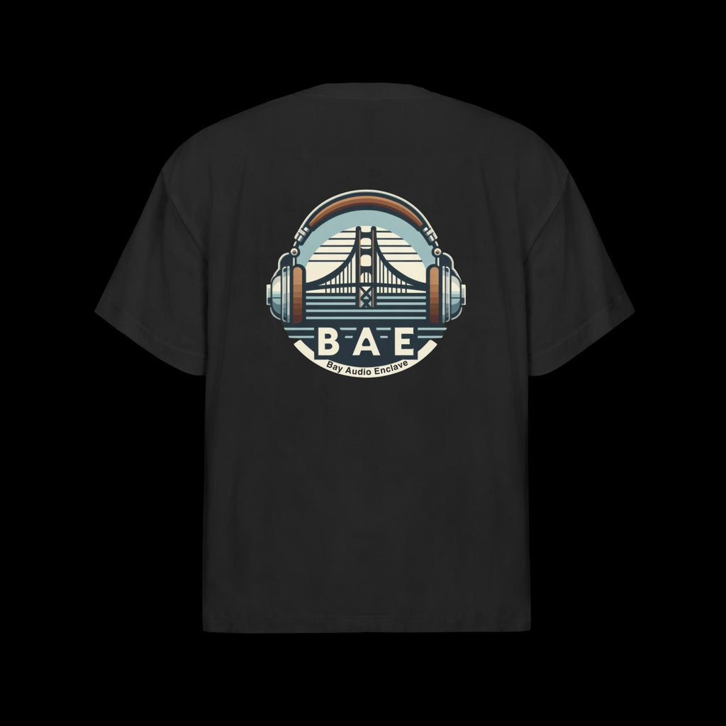 BAE Tee black with Bay Area Enclave chest logo