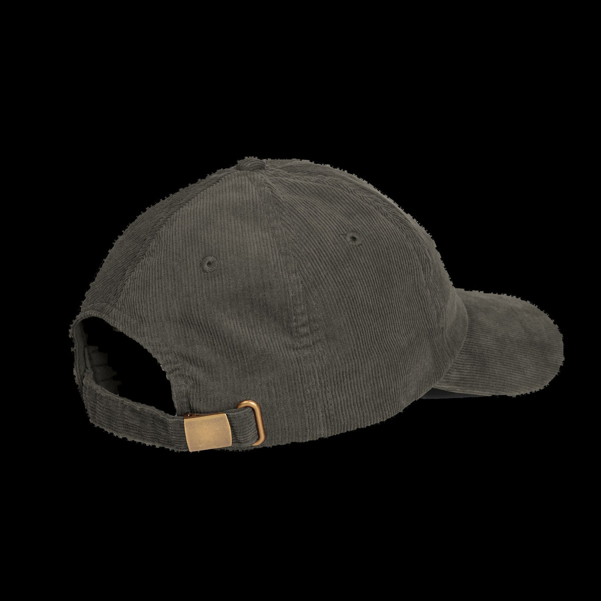 ETA Audio Corduroy Hat on black background, additional view