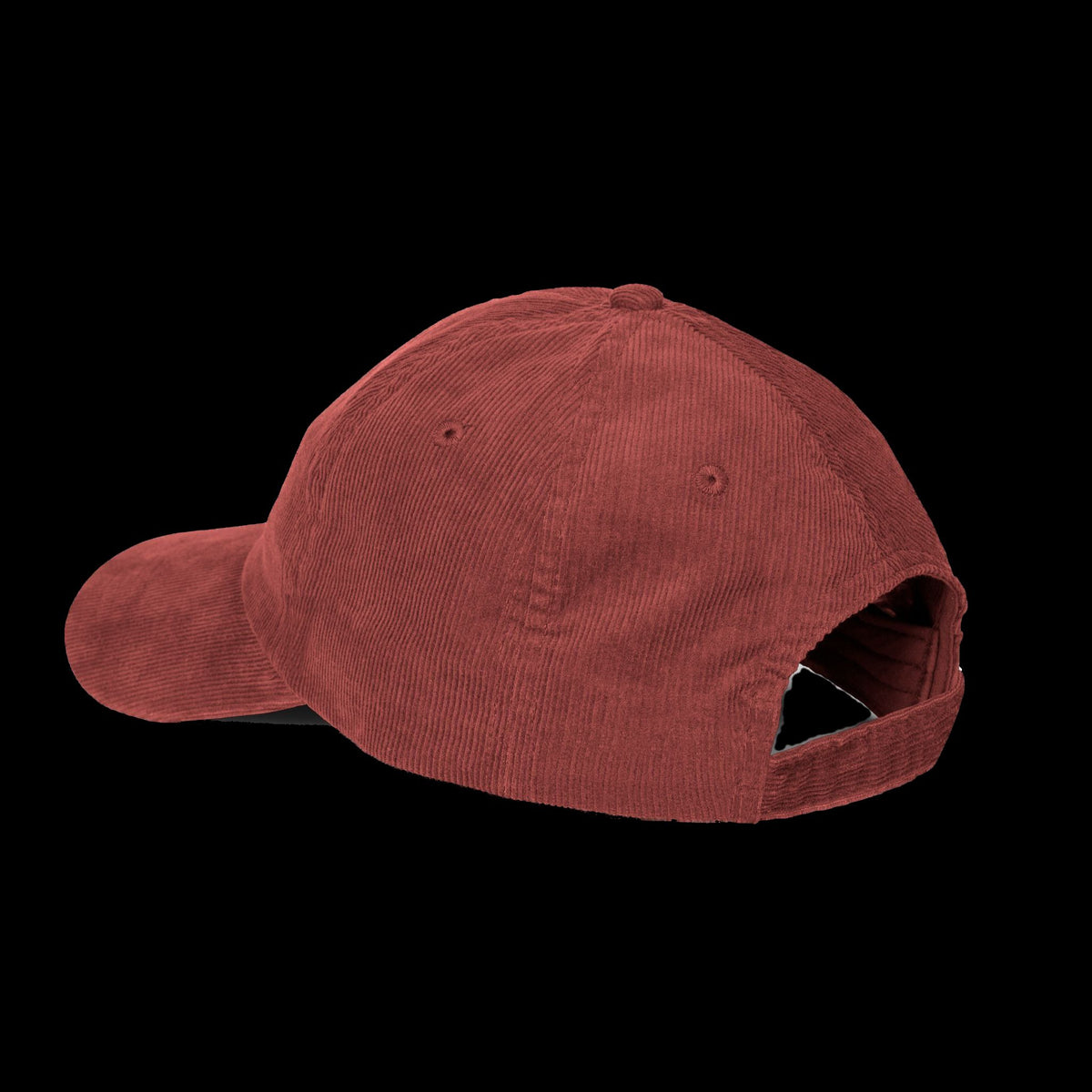 ETA Audio Corduroy Hat on black background, additional view