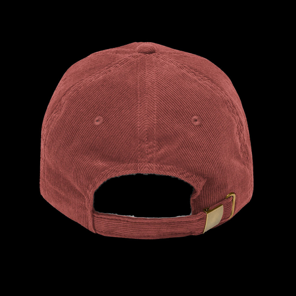 ETA Audio Corduroy Hat on black background, additional view