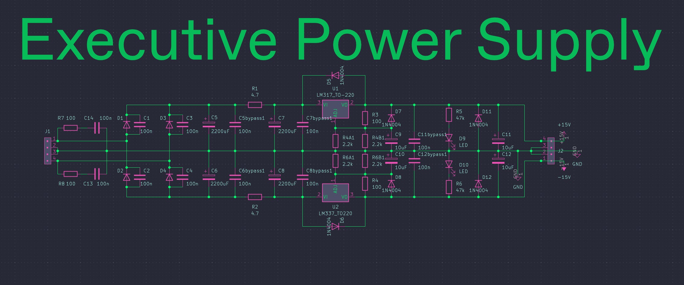 Linear Power Supply - Executive