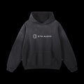 Sunfaded ETA Hoodie in Black on black background