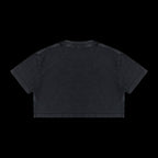 ETA Shirt in Black, Base Cropped, back, on black background