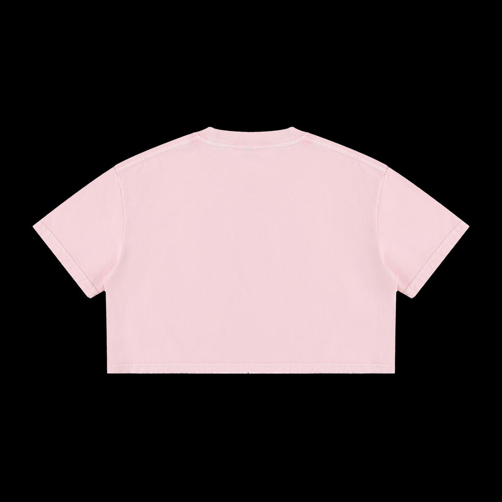 ETA Shirt in Pink, back, on black background