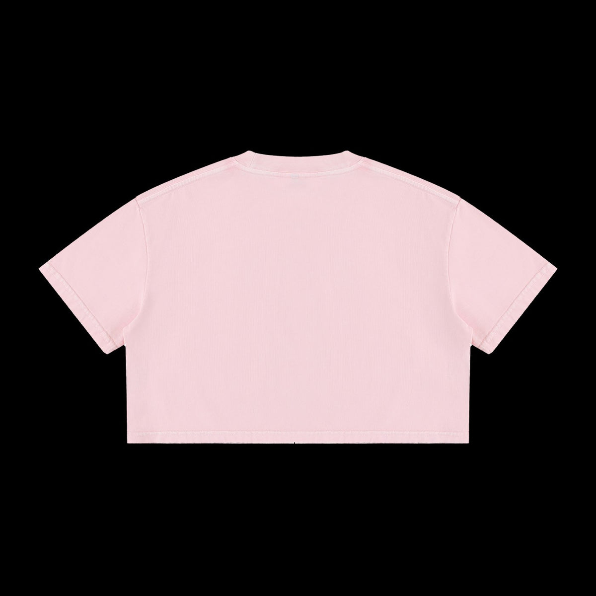 ETA Shirt in Pink, back, on black background